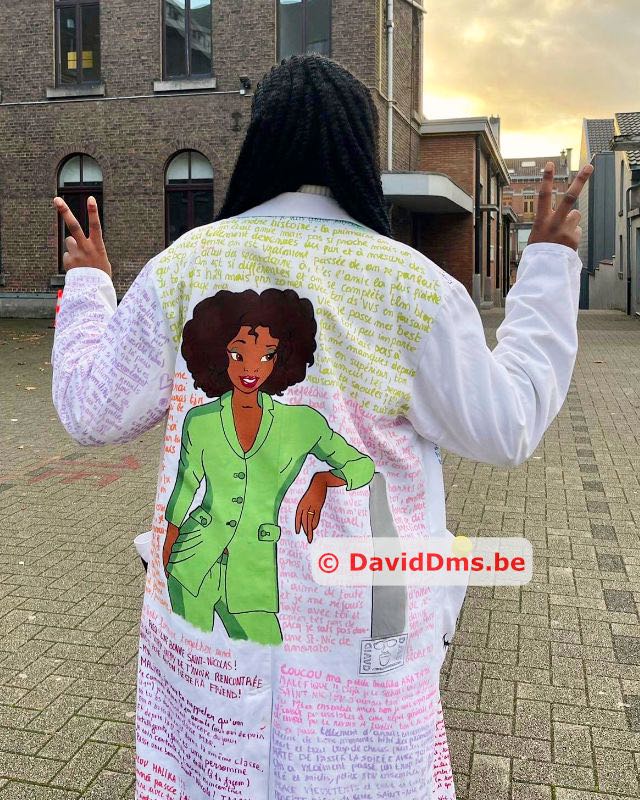 Tablier r&eacute;tho de la Saint Nicolas - Tiana Remerciement ;-)