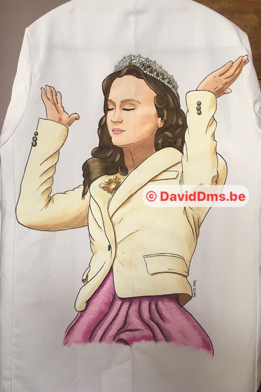 Tablier r&eacute;tho de la Saint Nicolas - Blair Waldorf