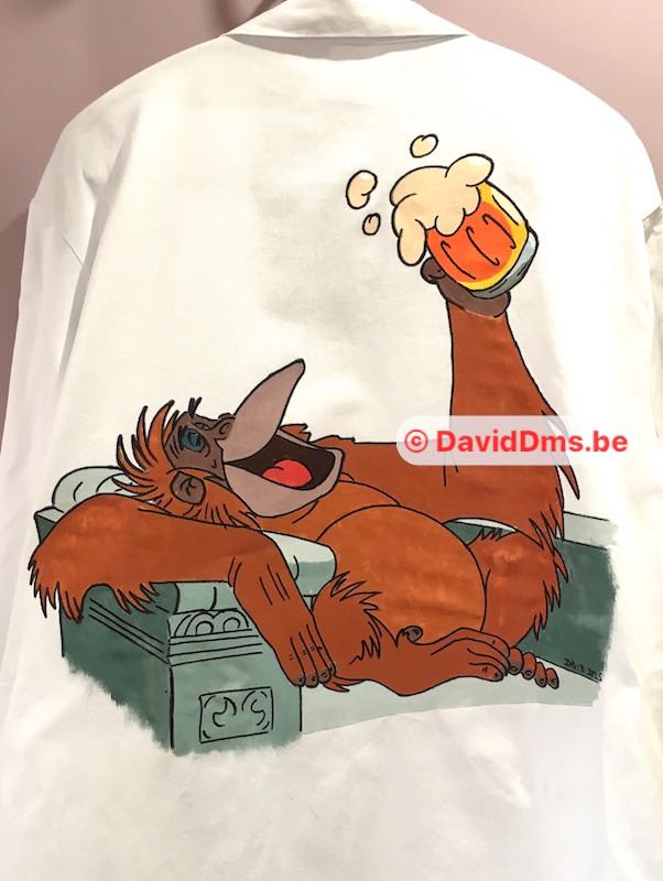 Tablier r&eacute;tho de la Saint Nicolas - Roi Louis du livre de la jungle