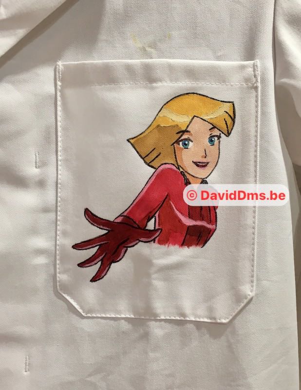 Tablier r&eacute;tho de la Saint Nicolas - Poche - Clover des Totally Spies