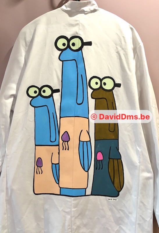 Tablier r&eacute;tho de la Saint Nicolas - Sardines de Bob l'&eacute;ponge