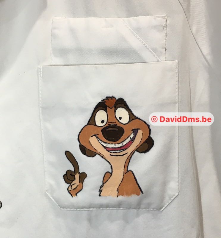 Tablier r&eacute;tho de la Saint Nicolas - Poche - Timon du Roi Lion